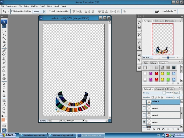 Creation of Nefertiti: Step 2